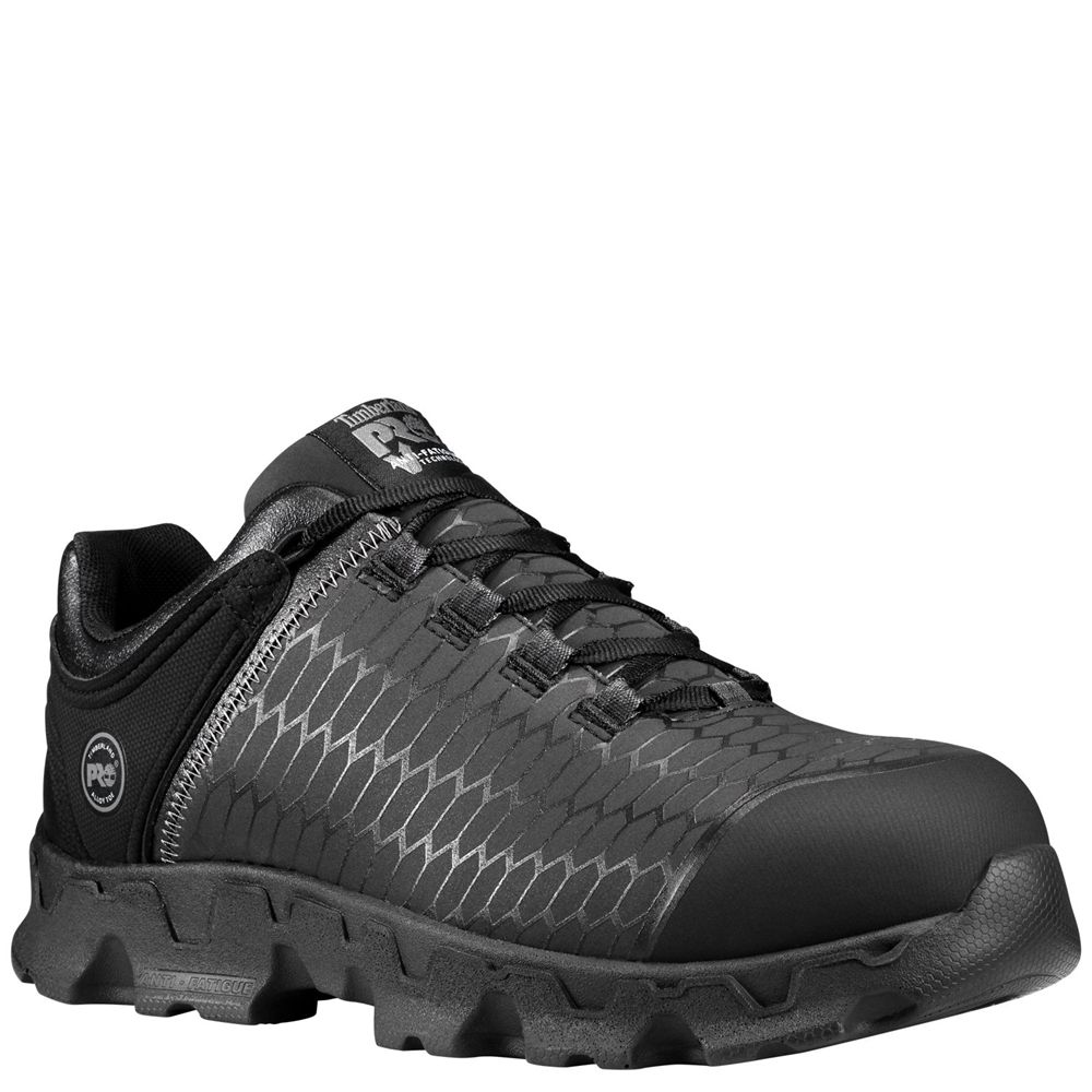 Zapatos de Trabajo Timberland Argentina Hombre - Pro® Powertrain Sport Alloy Toe Sd - Negras/Gris -